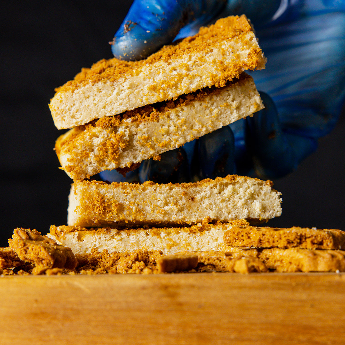 Biscoff Protein Blondie