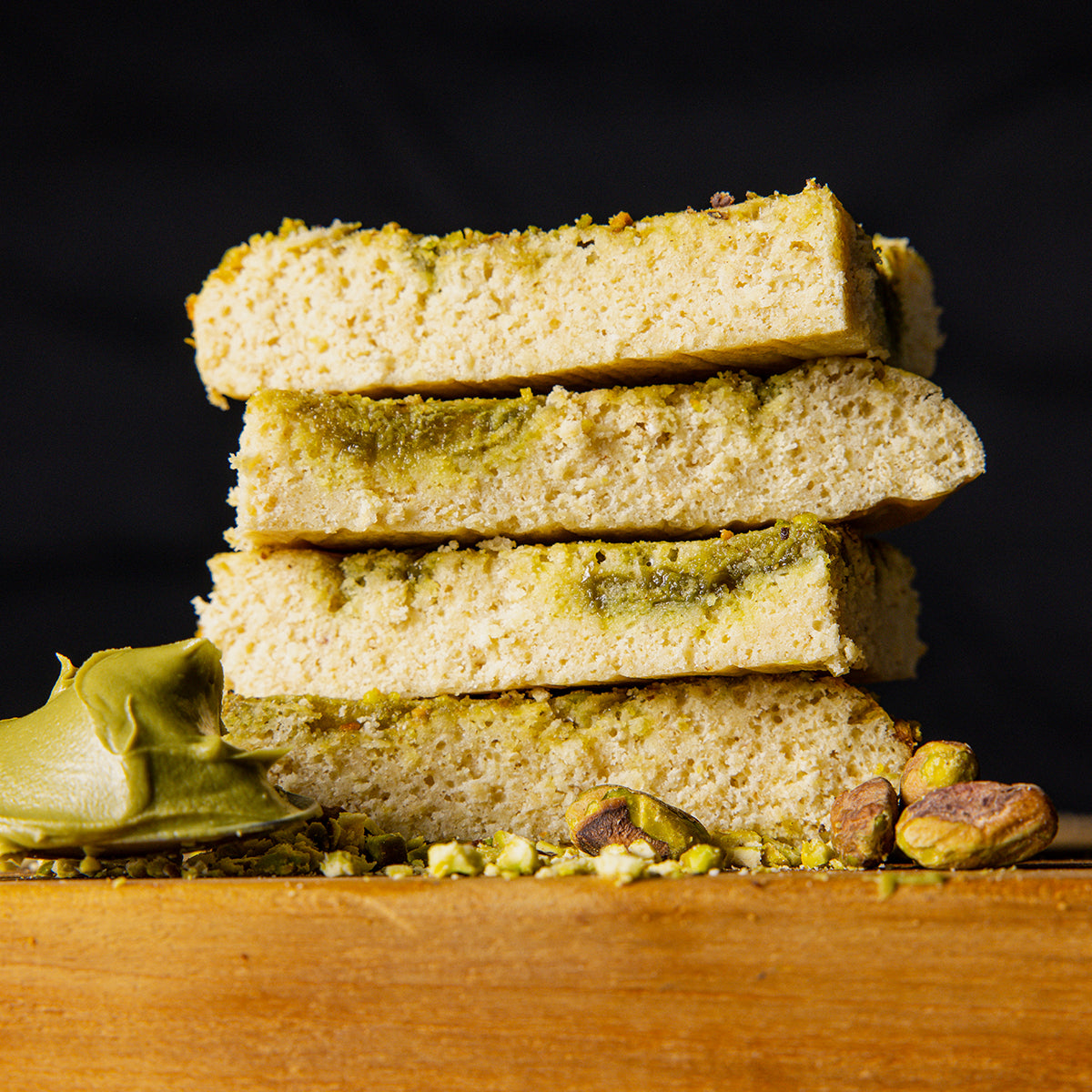 Pistachio Protein Blondie