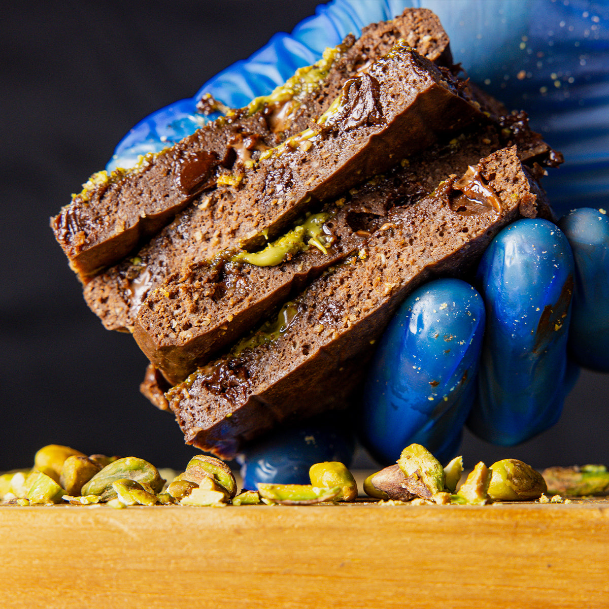 Pistachio Protein Brownie