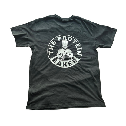 Branded black Unisex T-shirt  + Free Tray Bake