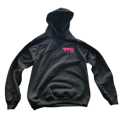 Branded black and pink Unisex Hoodie + Free Tray Bake