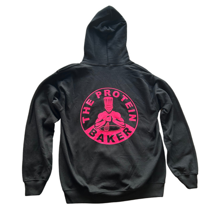 Branded black and pink Unisex Hoodie + Free Tray Bake