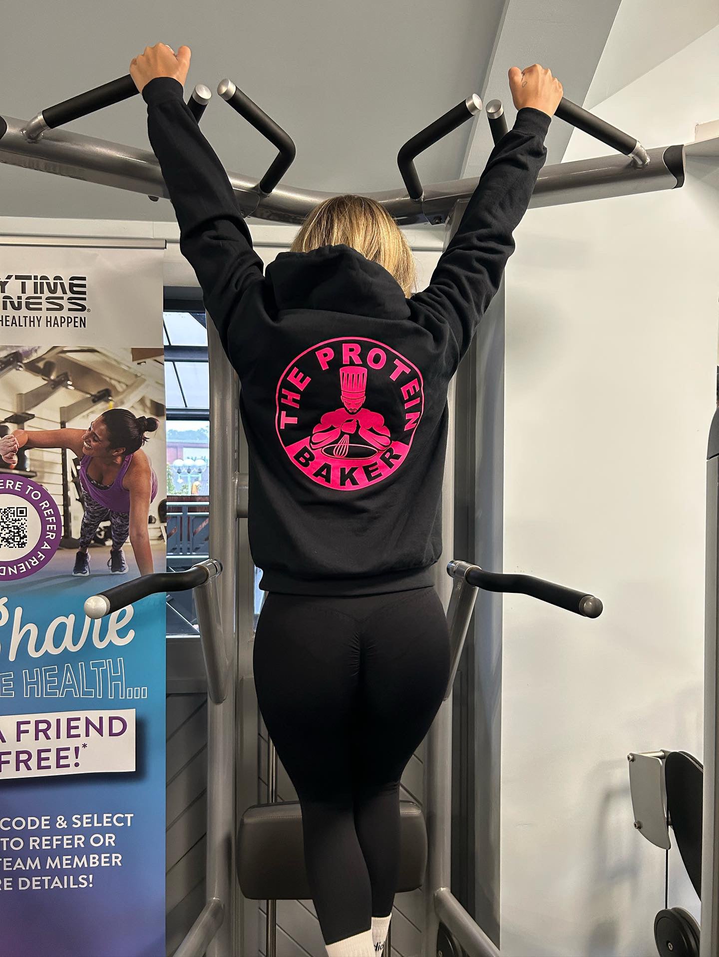 Branded black and pink Unisex Hoodie + Free Tray Bake