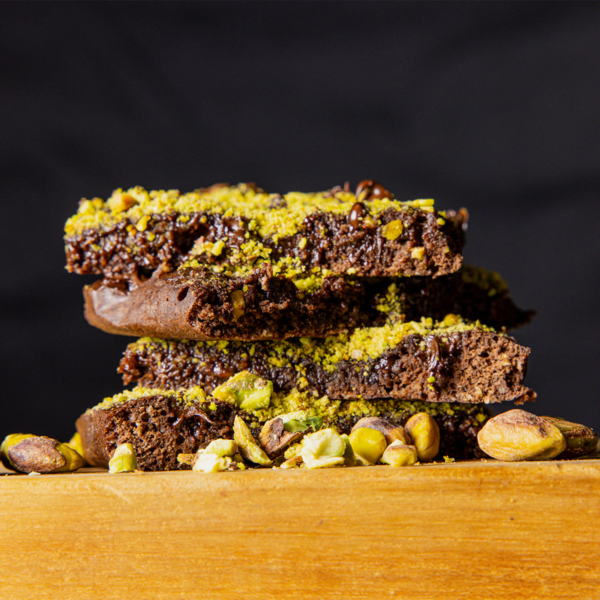 Light Pistachio Protein Brownie