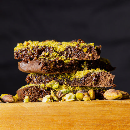 Light Pistachio Protein Brownie