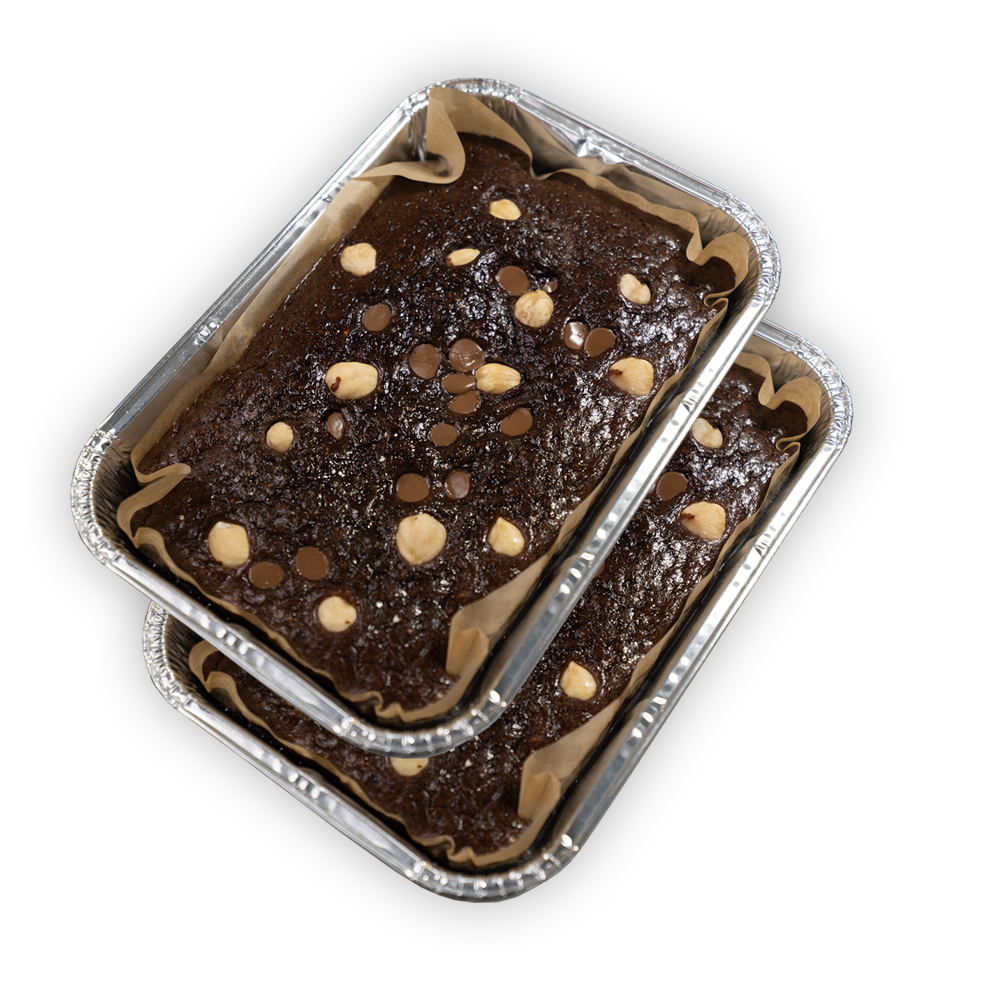 2 chocolate hazelnut bakes