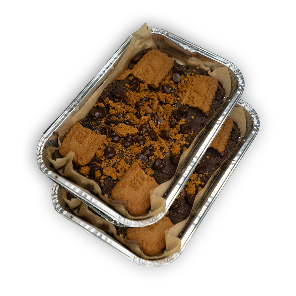 2 vegan biscoff bakes