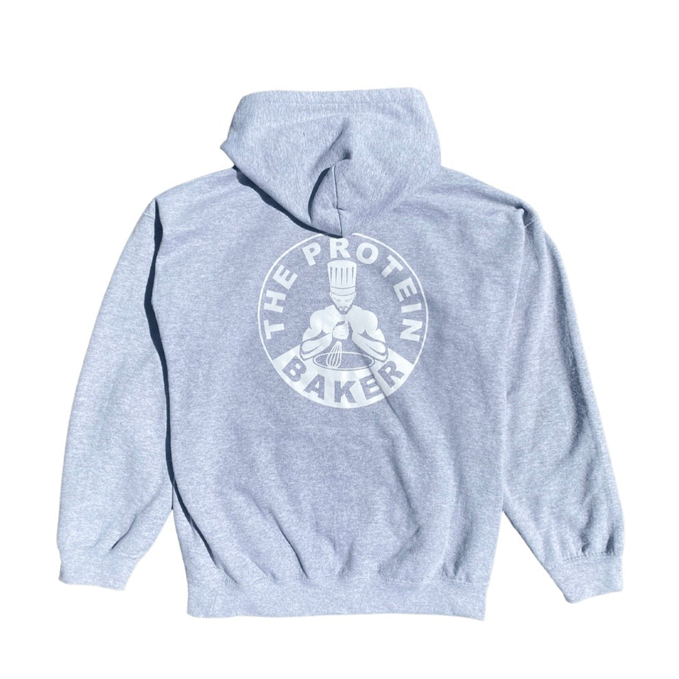 Grey shop branded hoodie